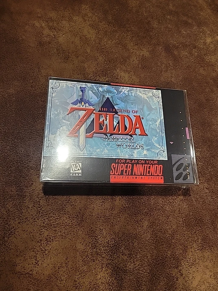 The Legend of Zelda Parallel Worlds SNES Flashback Entertainment Nuevo Raro Sellado Foto 3 de 4