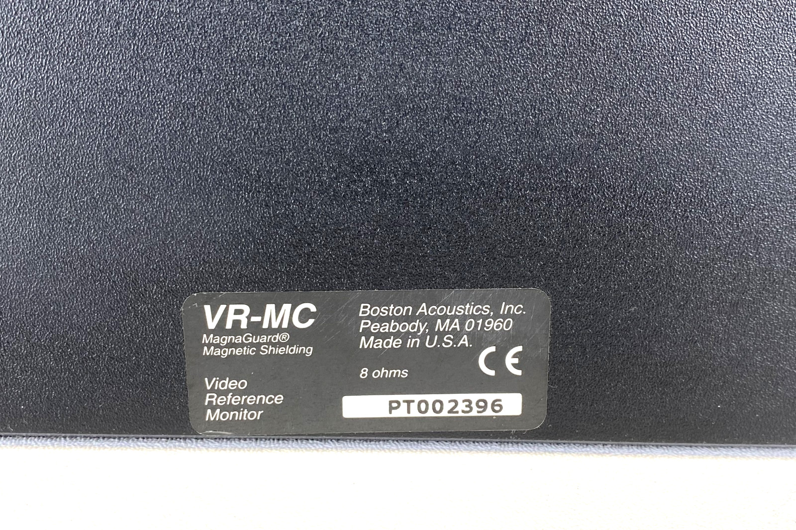 BOSTON ACOUSTICS VR-MC 2-WAY CENTER CHANNEL SPEAKER 8 OHMS VINTAGE