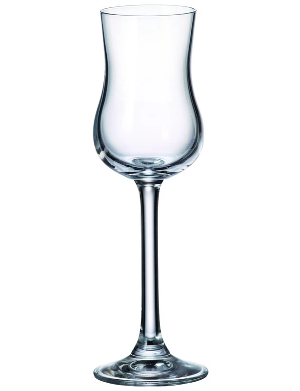 Calici Bicchieri Grappa Acquavite Amaro Set Servizio 2 Pezzi BRANDANI in Vetro, fotografia 4 di 8