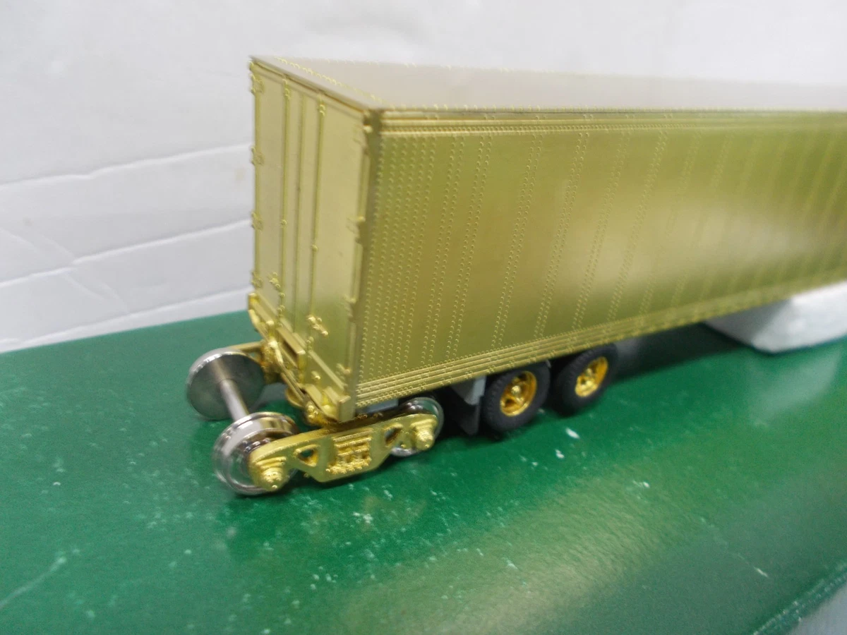 OVERLAND MODELS # 3173 ~ BRASS ~ ROADRAILER MARK V 48' TRAILER~ HO SCALE~ L--D