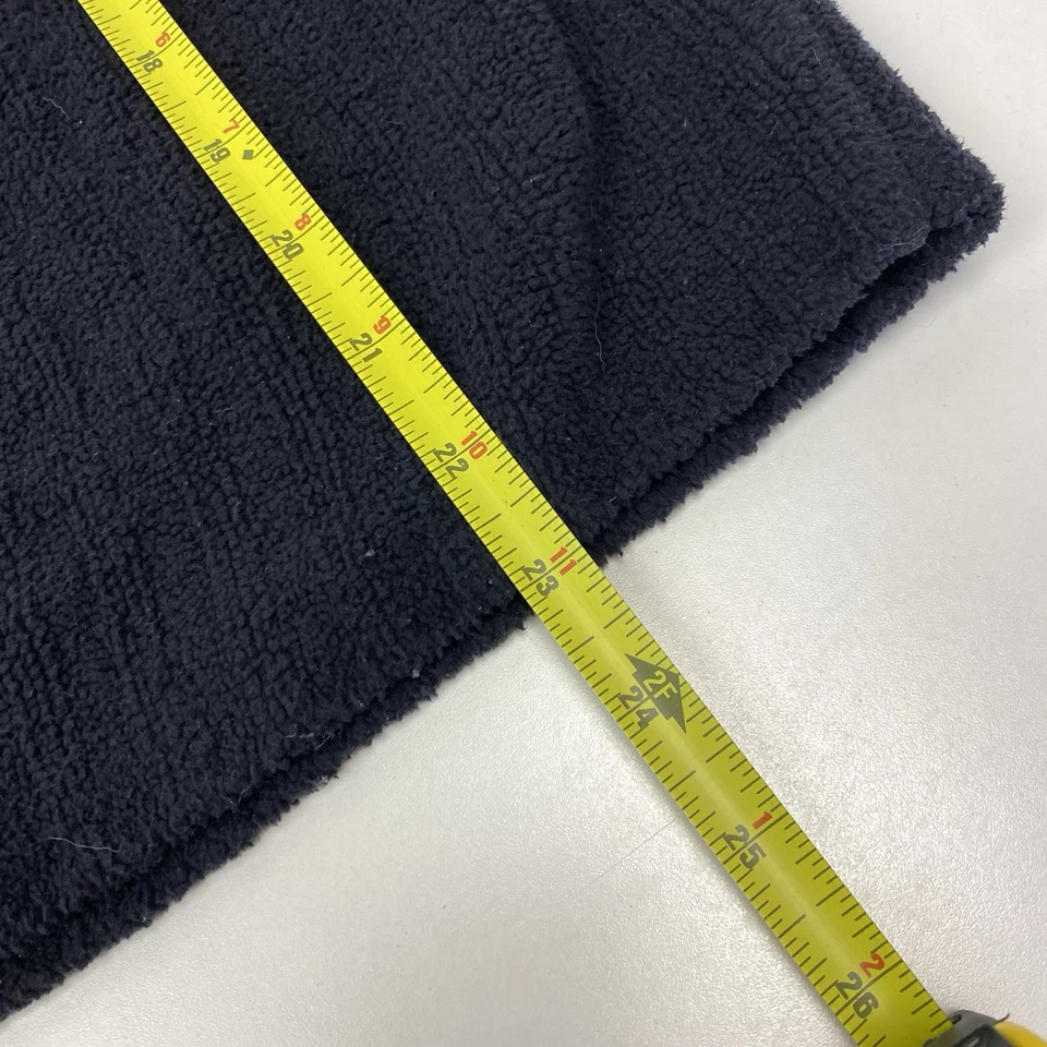 Suéter John Ashford Adventure masculino M médio preto sólido malha cabo 1/4 zíper - Imagem 3 de 4