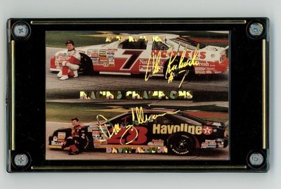 Alan Kulwicki Davey Allison 1994/95 Racing Champions Card #115 National Sports