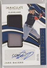 2019 Panini Immaculate Rookie Debut Signatures 22/25 Jake Bauers #RD-JB Auto s3g