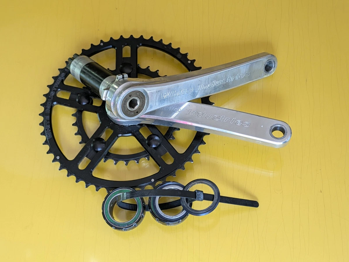 White Industries Crankset-With Chainrings for sale - eBay