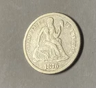 (C) 1876 Seated Liberty Dime Nice Filler- Original