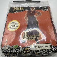 New Halloween Hocus Pocus Mary Sanderson Fashion Dress Child X Large Disney