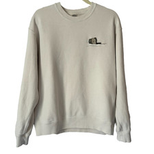 Kaws X Uniqlo Long Sleeve Sweatshirt Size Medium Off White Unisex Discontinued
