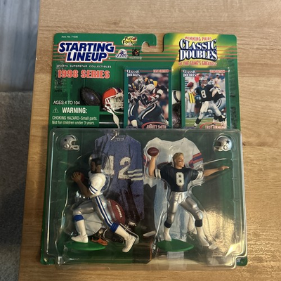#ad #ad Starting Lineup Classic Doubles 1998 Emmitt Smith amp; Troy Aikman Dallas Cowboys $18.00