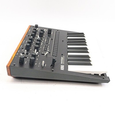 Korg Monologue Analog Synthesizer Keyboard Black with Power Supply