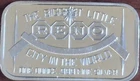 1985 Silver Towne Reno 1 Oz .999 Fine Silver Art Bar