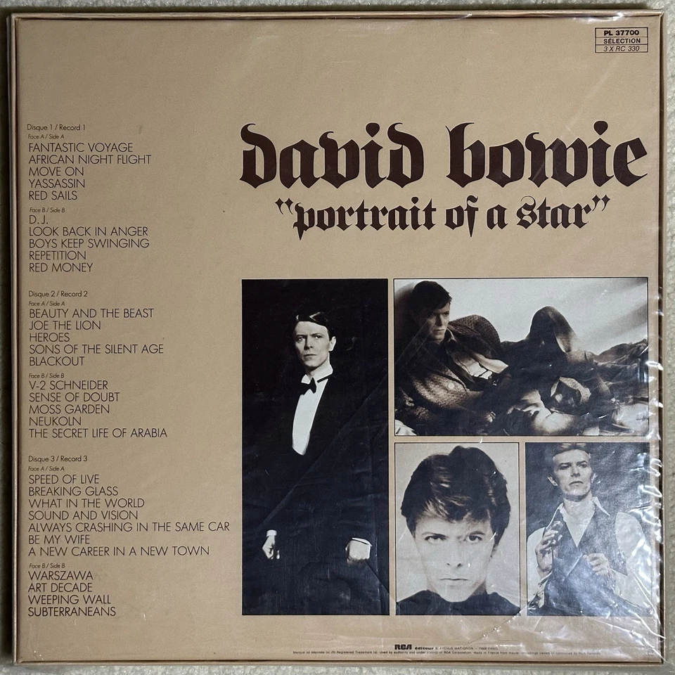 David Bowie - Portrait of a Star French 3 LP Box Set (Low, Heroes, Lodger) - EX - Image 2 of 4