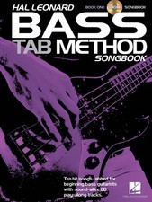 Hal Leonard Bass Tab Method Songbook 1 Guitar Tab Method Book and CD 000120236