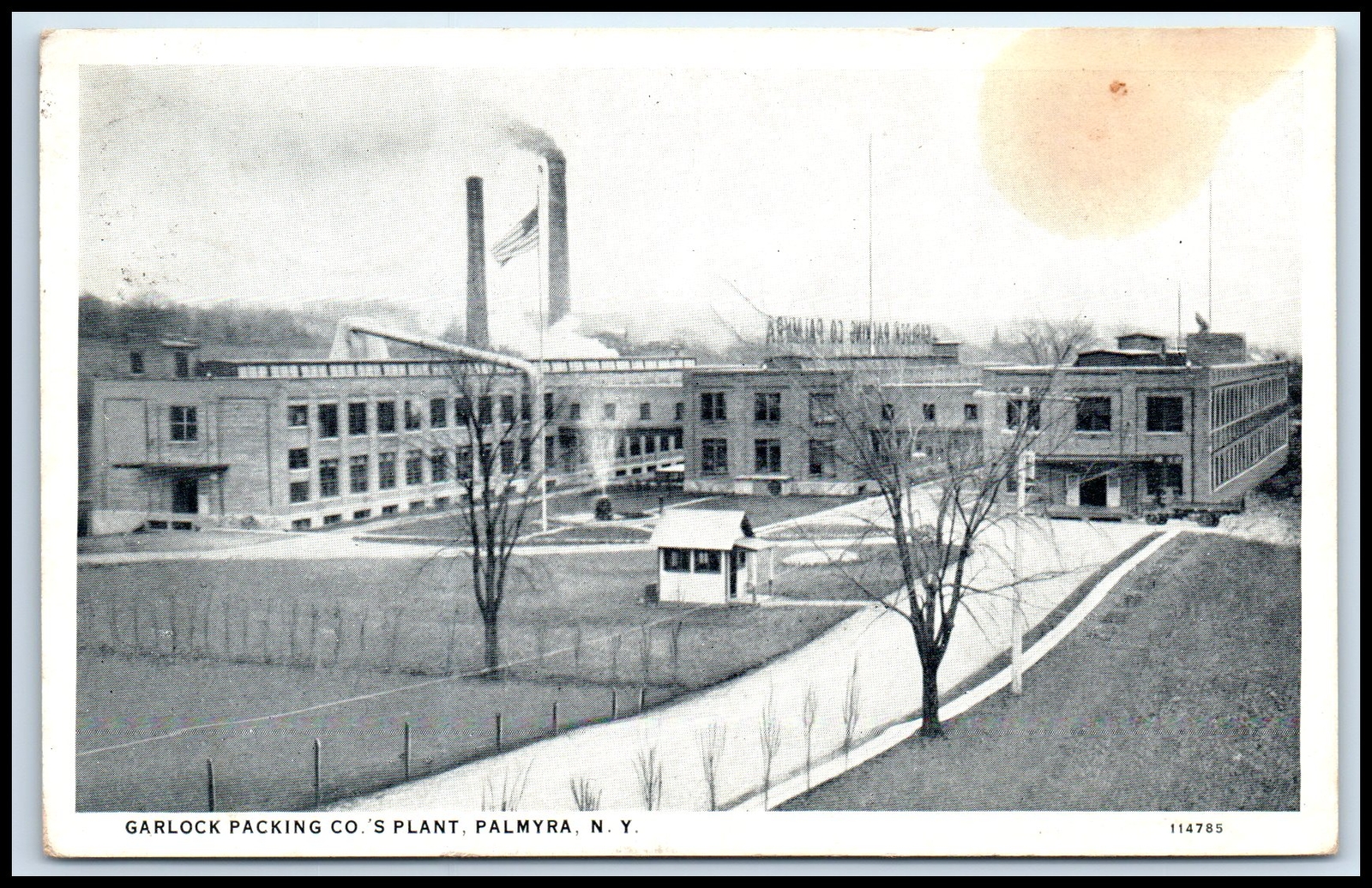 Postcard Garlock Packing Co.'s Plant Palmyra NY Q45 eBay