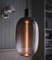Osram E27 Vintage Lampe 1906 Big Elipse Oval Magnetic Smoke 4W Wie 12W Extra War