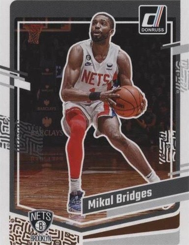 2023-24 Panini NBA Hoops City Edition Mikal Bridges Brooklyn Nets