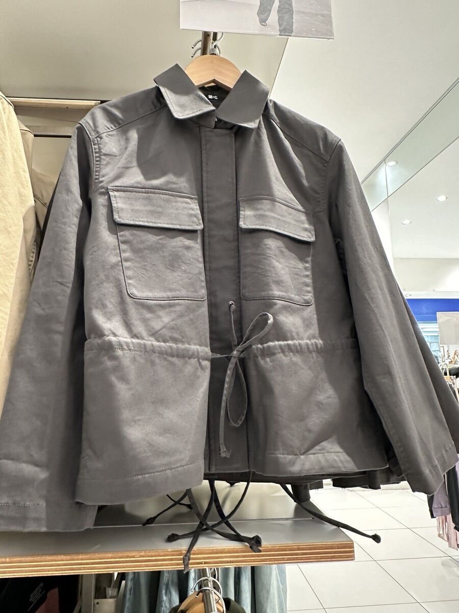 UNIQLO:C Cotton blend drawstring jacket cotton XS-3XL 3Color UNIQLO:C Cotton blend drawstring jacket cotton XS-3XL 3Color