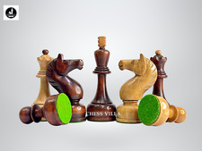 Campionato Sovietico 1960 Storico 4" Repro Tal Set-Distressed/Macchiato Mogano