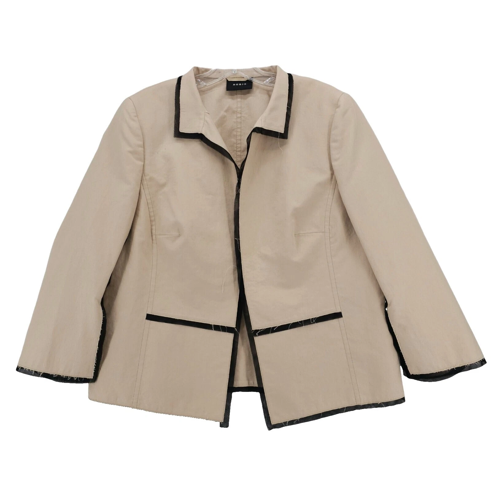 Akris marrom sólido Casacos, jaquetas e Coletes para mulheres