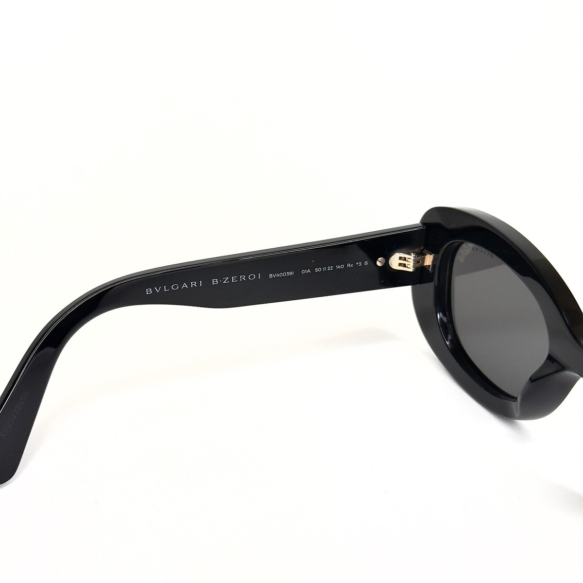 BVLGARI 40039 B.zero1 BV40039I Black Gold Logo Oval Iconic