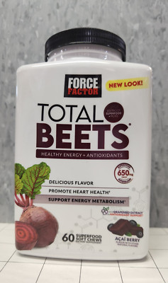Total Beets Healthy Energy + Antioxidants 60 Soft Chews Exp DEC 2026 & UP