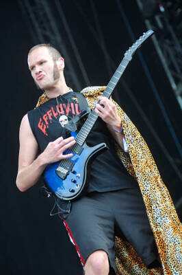 Adam Dutkiewicz of American metal group Killswitch Engage performi - Old Photo 6