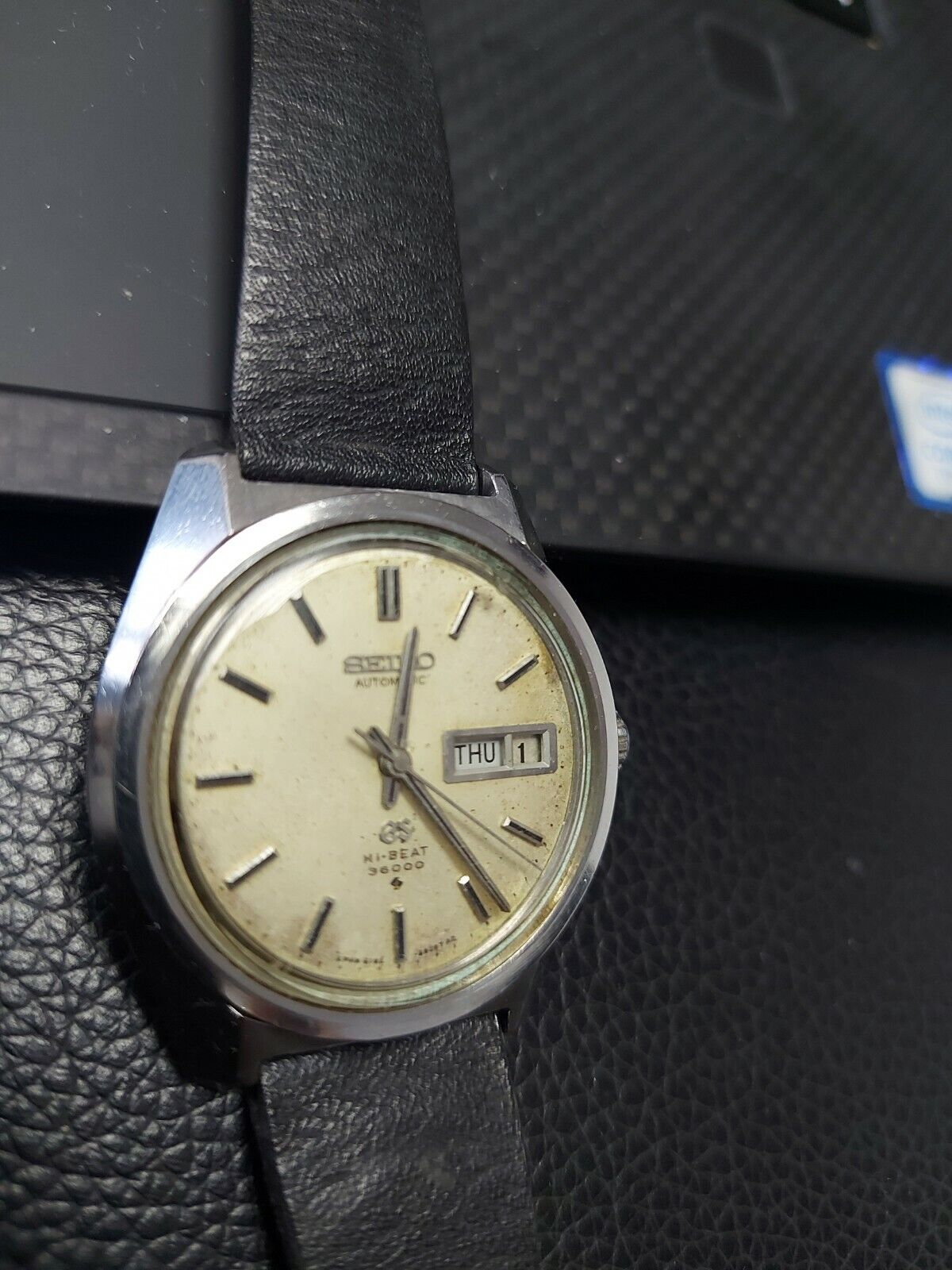 VINTAGE GRAND SEIKO HI-BEAT 36000 GS 6146-8000 DAY DATE MEN WATCH | eBay