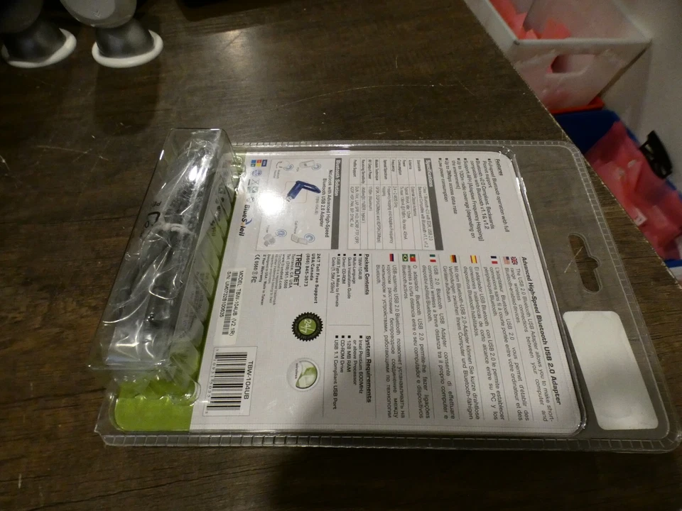 New OEM Trendnet Advanced High-Speed Bluetooth USB 2.0 Adapter 100m TBW-104UB - Image 4 of 4