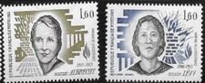 1983 série timbres héroïnes de la résistance  N° 2293 au N° 2394 Neuf **