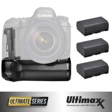 Pro Camera BG-E21 Battery Grip Replacement for 6D Mark II 3 Extra Batteries
