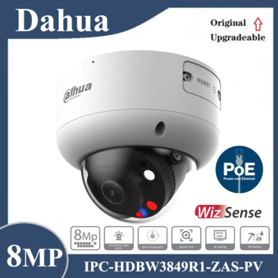 Dahua IPC-HDBW3849R1-ZAS-PV 8MP Vari-focal 5x Zoom PoE SMD4 WizSense IP Kamera
