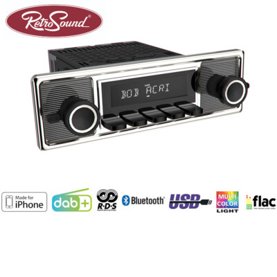 RETROSOUND ''MOTOR-6DAB'' DAB+ Komplett-Set ''Becker Black'' mit Zubehör
