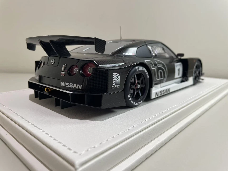Autoart 1:18 Nissan GT-R GT500 black box limited alloy car model - Image 2 of 4
