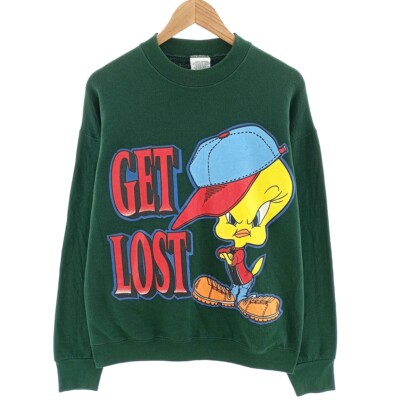 90's USA製 Looney Tunes Tweety sweat 90'S Looney Tunes Tweety character sweatshirt, made in USA