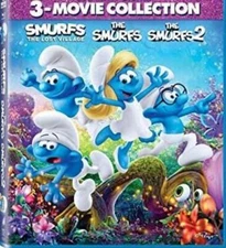 The Smurfs/The Smurfs 2/Smurfs: The Lost Village (Blu-ray, 2017, 3-Disc Set)