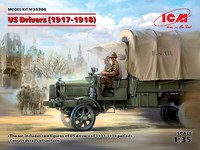 Us Fahrer (1917-1918) (100% Neue Formen) 1:35 Figur Plastik Modellbausatz Icm