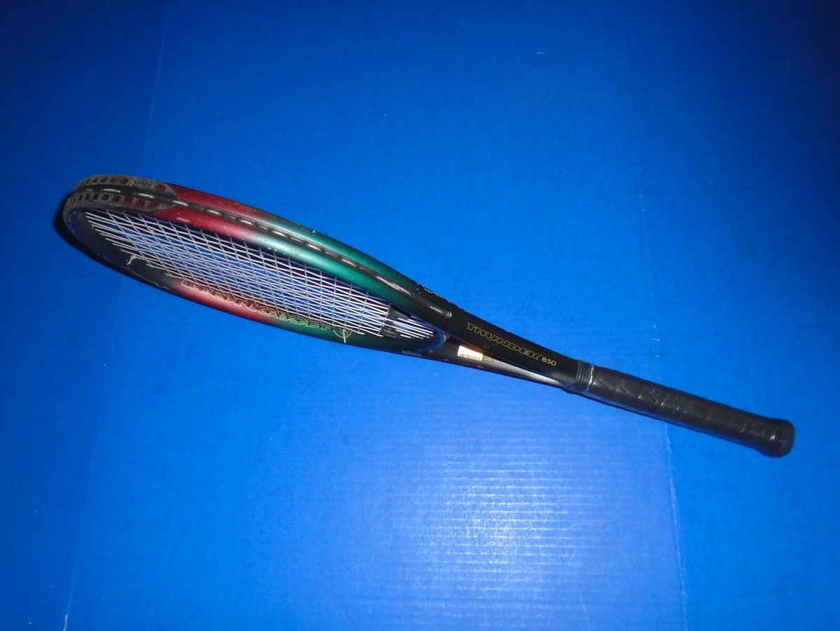 希少,新品張上込み,Prince SUPER GRAPHITE OS Prince Thunder 850 Longbody OS Tennis Racquet. 4 1/4. 28