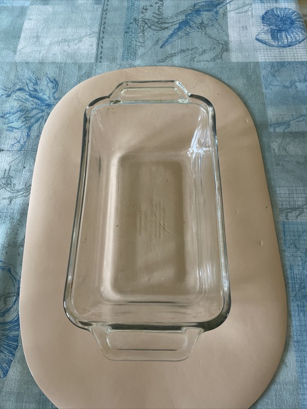 VINTAGE Fire King? Anchor Hocking - Clear Glass - 1.5 Qt. Baking Loaf Dish/Pan
