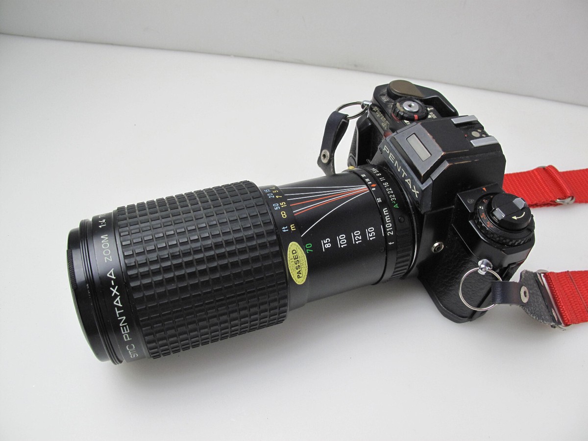 Pentax - ProgramA , 35mm, SLR Film Camera -W/lens 1:4 70-210mm | eBay