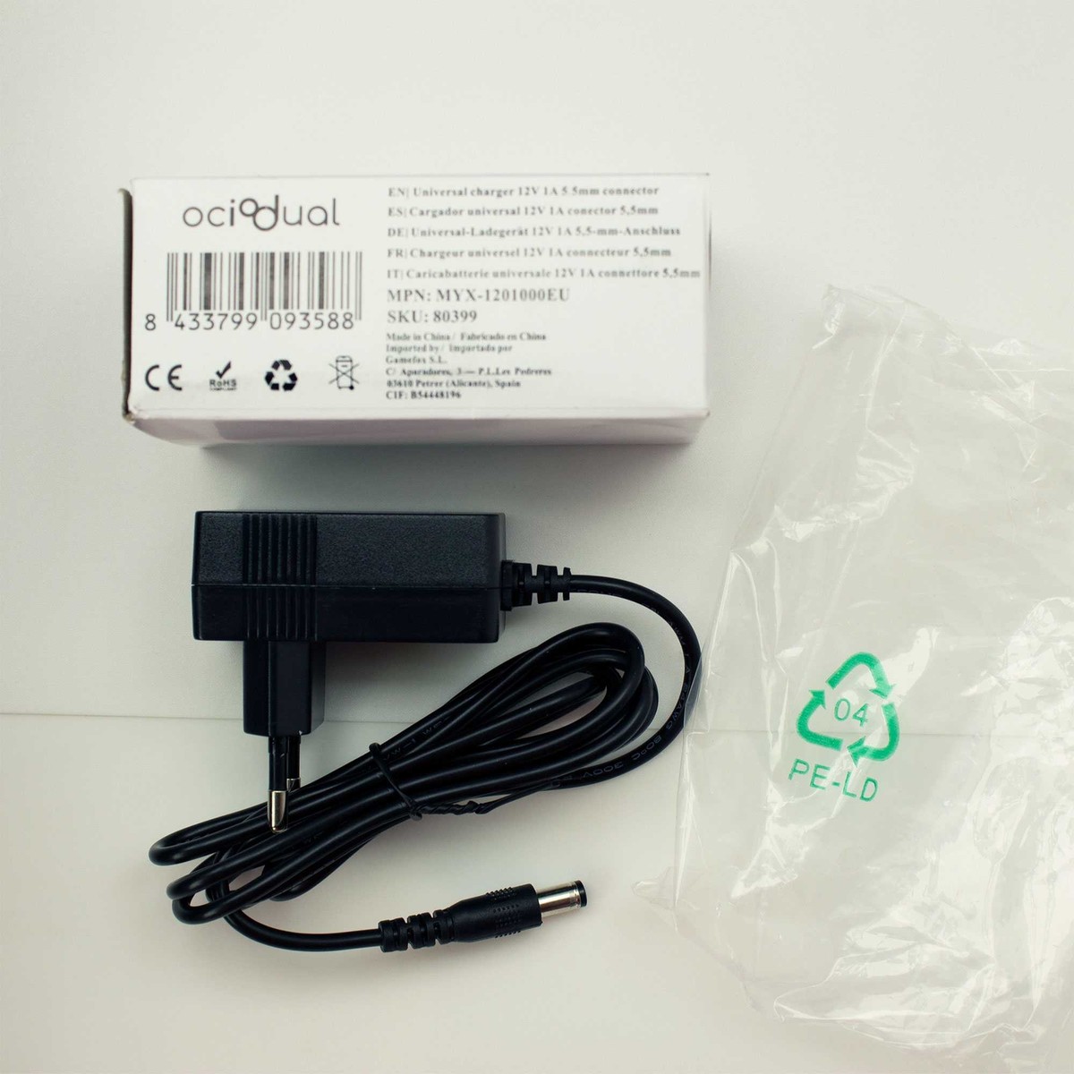 Adattatore Polycom 2 Alimentatori Da Parete 12V 1A - AC/DC Universali, Per CCTV, LED, Polycom, Dispositivi Elettronici 2 Alimentatori Polycom - Foto 4