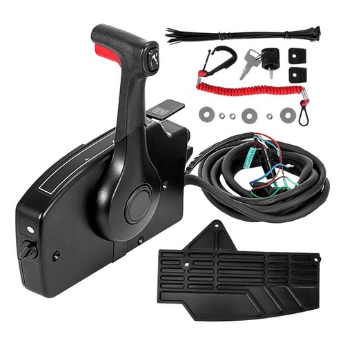 8Pin Outboard Throttle Remote Control Box with Harness Fit For Mercury Outboard - Bild 2 von 6