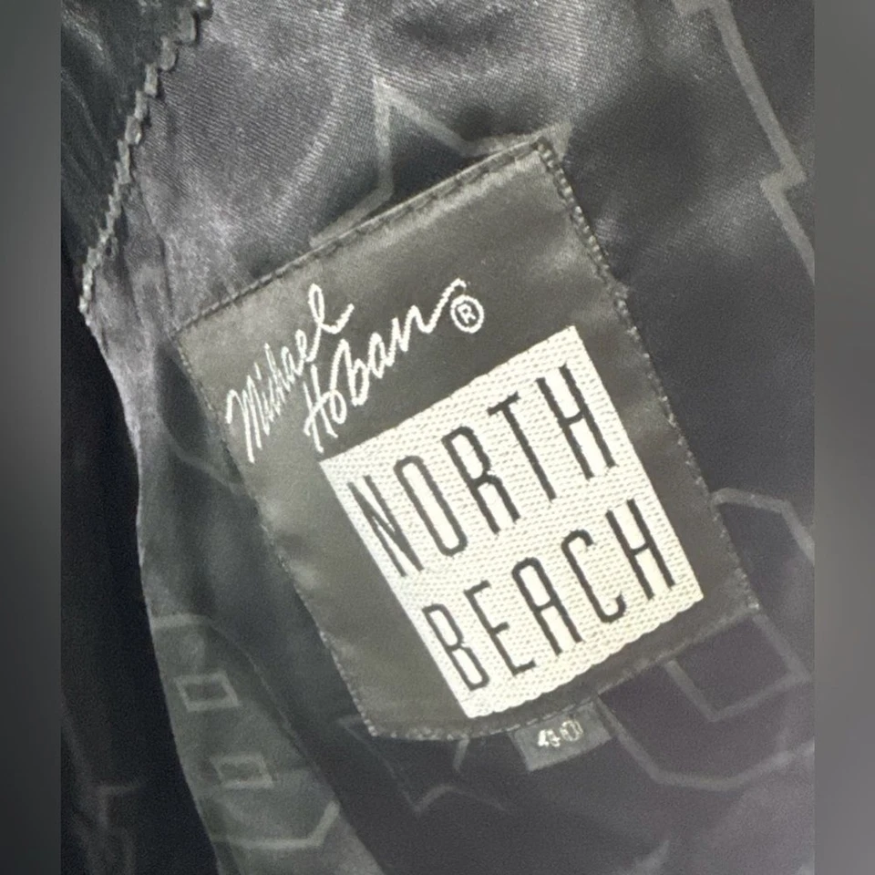 RARE Vintage Michael Hoban North Beach Leather “Hobo” Jacket Size 40 - Image 4 of 4