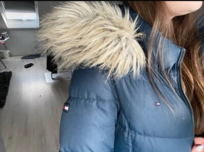 Tommy Hilfiger TJW Basic Hooded Down Jacket Damen Daunen Winterjacke Jacke Neu