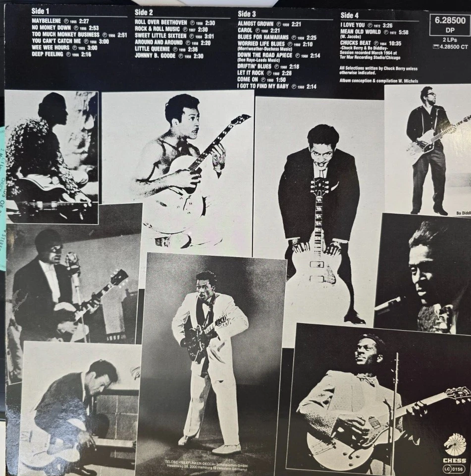 Chuck Berry – The Legends Of Rock Chuck Berry LP Album vinyl record compilation - Image 4 of 4