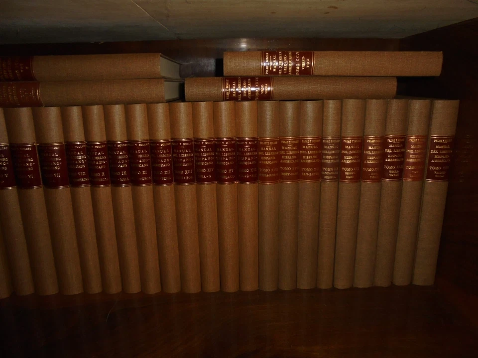 MANUAL DEL LIBRERO HISPANO AMERICANO. PALAU Y DULCET, ANTONIO AND AGUSTÌN PALAU - Immagine 2 di 4