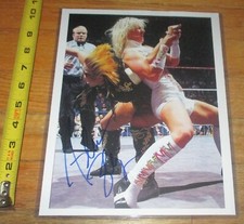 Alundra Blayze Wrestling Autographed Photo Madusa Signed 8 1/2 x 11 COA WCW WWE
