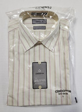 New Liz Claiborne Modern Fit Mens Dress Shirt Large 16.5 34/55 - 100 Cotton