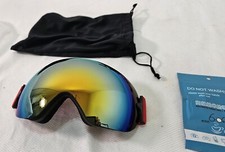 Winter Snow Sports Goggles Ski Snowboard Snowmobile Mirrored Shield ATV Eyewear