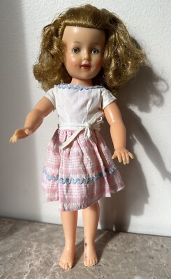 Vintage 1950s Ideal Shirley Temple Doll ST-12 Redressed Not
