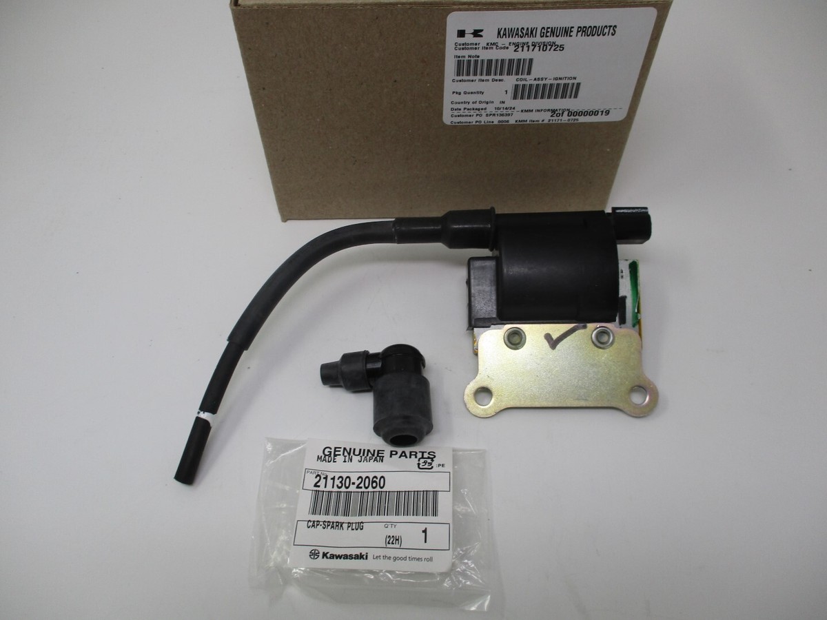 Genuine Kawasaki 21171-0725 21130-2060 2EFI Ignition Coil Spark