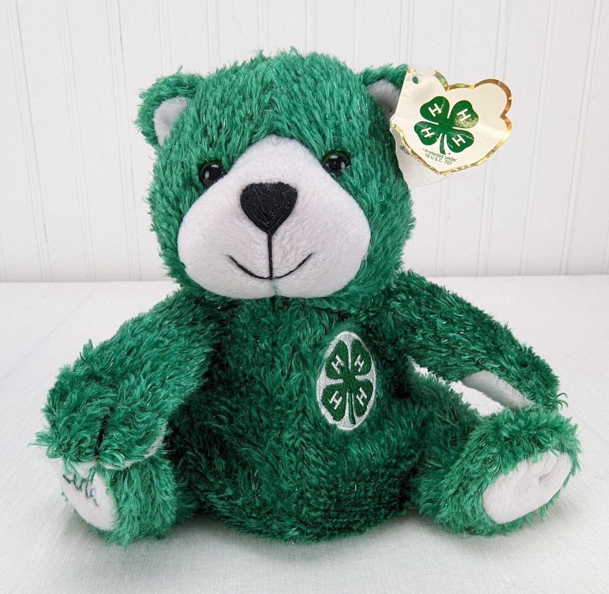 Glory Be 4-H Bear Bean Bag Plush Stuffed Animal 7